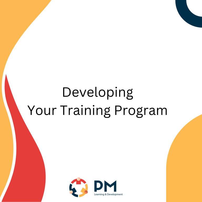 Developing Your Training Program