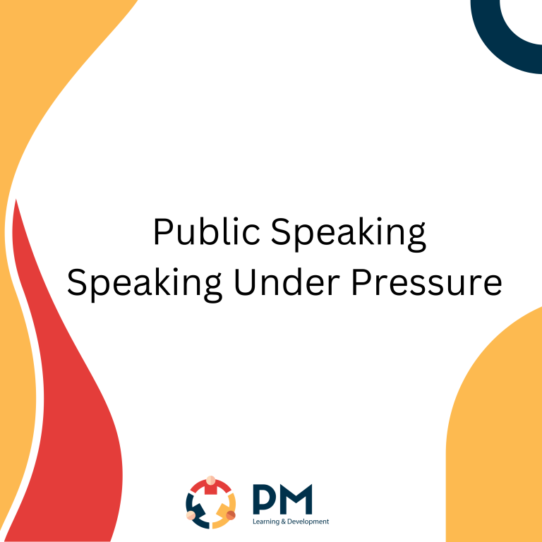 Public Speaking: Speaking Under Pressure