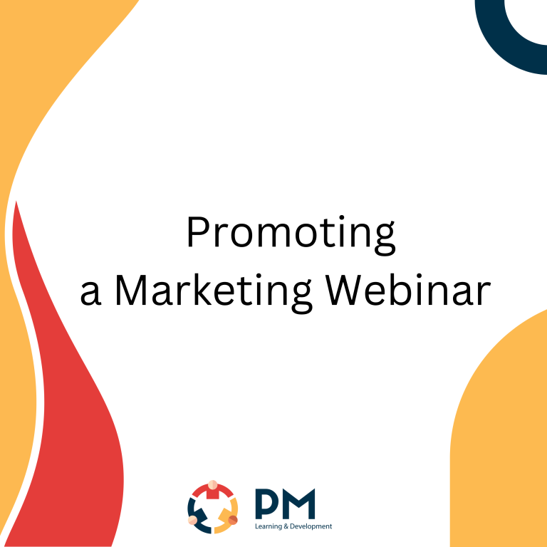 Promoting a Marketing Webinar